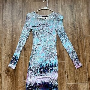 BCBGMAXAZRIA Form Fitted Dress Size XS